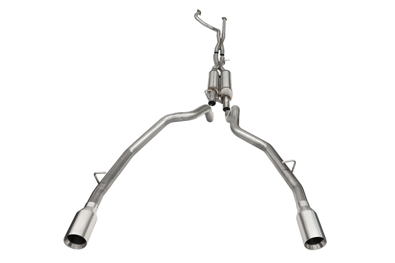 CORSA Performance Corsa 21-22 Dodge Ram TRX Crew Cab Xtreme Catback Exhaust Dual Rear Satin Tip 21189