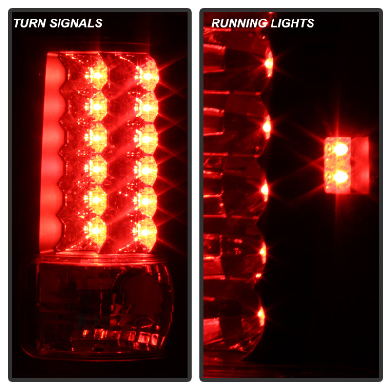 Spyder Ford F150 Styleside 04-08 (Not Fit Heritage & SVT)LED Tail Lights Black ALT-YD-FF15004-LED-BK 5003249
