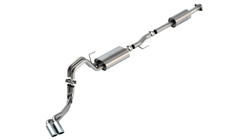 Borla F-150 2021 2.7L/3.5L 4dr CC SB EC STB Lari/King R/Plnum/LTD 3/2.25 DSE CB Touring CHR Tips 140870