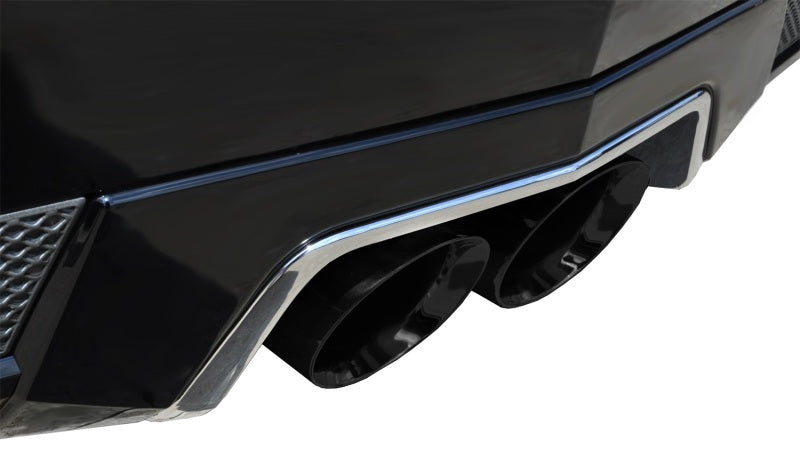 Corsa Performance 11-13 Cadillac CTS Coupe V 6.2L V8 Black Sport Axle-Back Exhaust