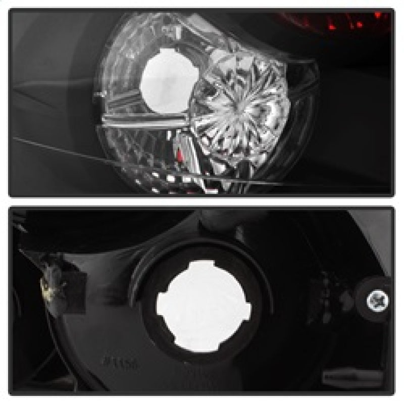 Spyder Hyundai Santa Fe 01-06 (01-04 Model use 3 Bulbs only)Euro Tail Lights Blk ALT-YD-HYSF01-BK 5005359