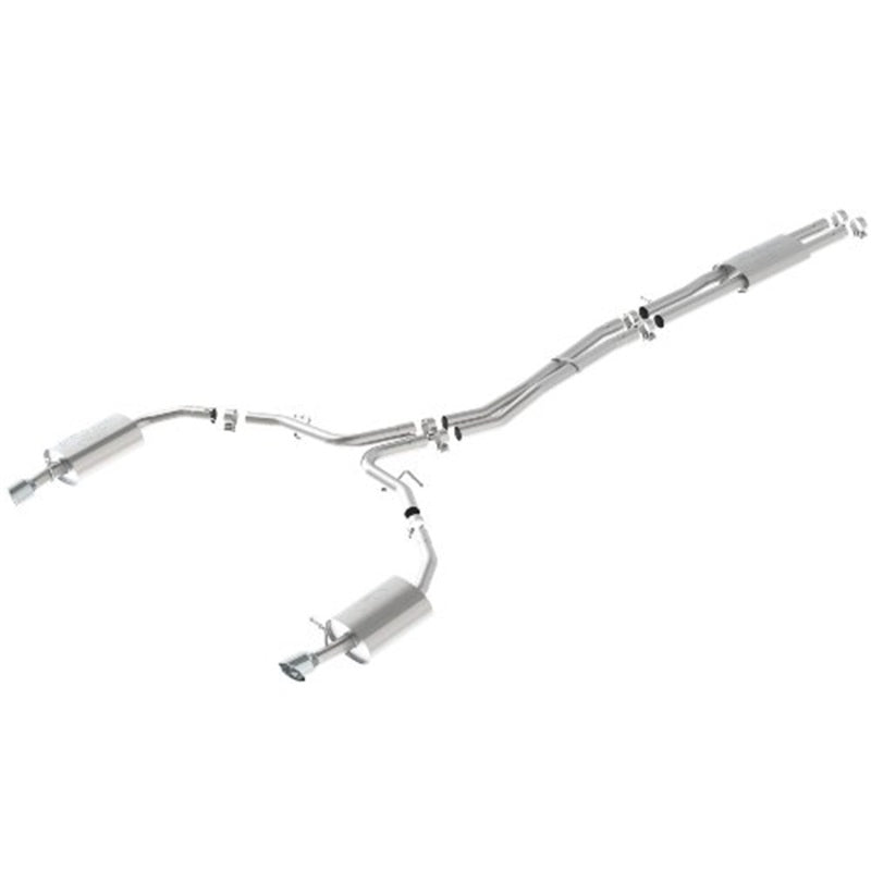 Ford Racing 10-17 Taurus Sho Cat-Back Touring Exhaust System - Chrome Tips M-5200-SHOTC