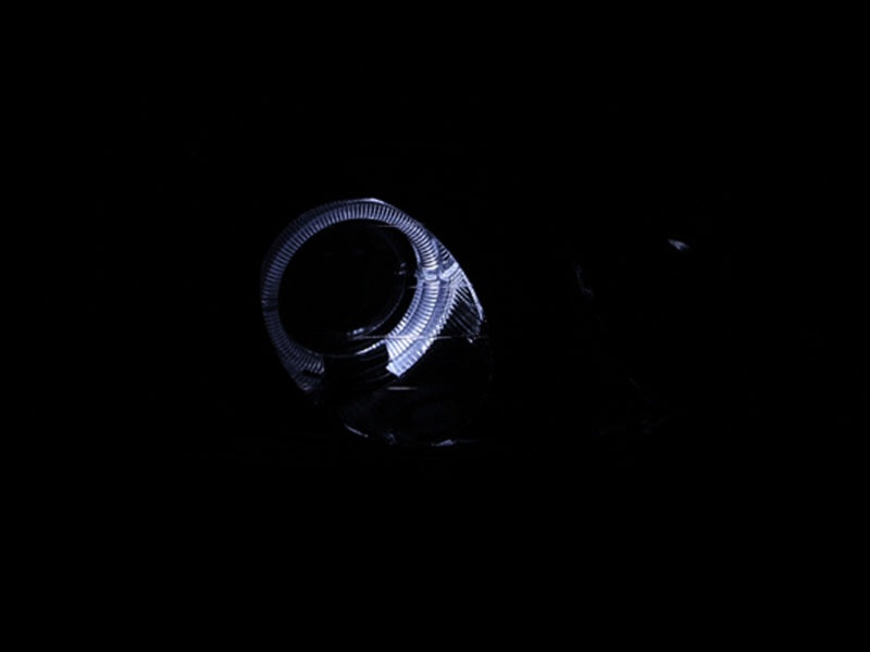 Anzo 1997-1999 Mitsubishi Eclipse Projector Headlights w/ Halo Black G2
