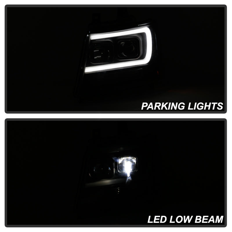 Spyder Chevy Suburban 1500/2500 07-14 Tahoe 07-14 LED Headlights Black PRO-YD-CSUB07V2PL-BK 5087515