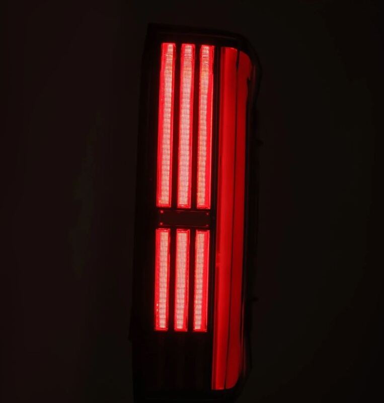 AlphaRex 22-24 Toyota Tundra NOVA-Series Prismatic LED Tail Lights - Black/Red 673002 *Discontinued