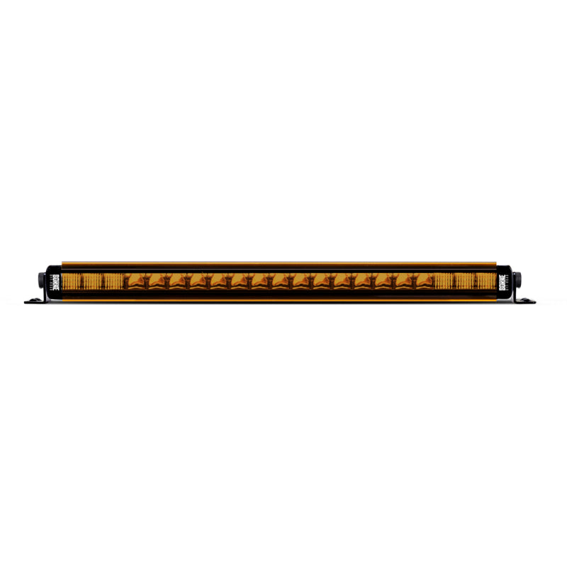 Borne Off-Road Light Bar Cover Single Row 20in Amber BNLT-COV-SS20YL