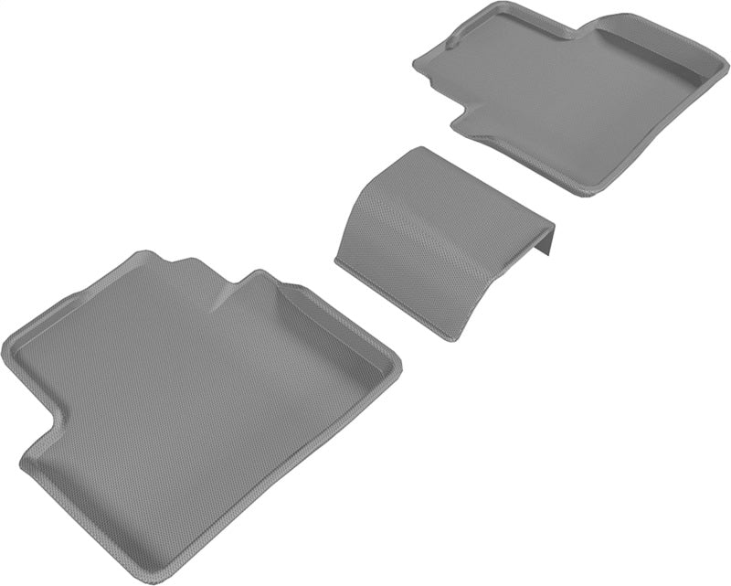 3D MAXpider 2016-2020 Honda Civic Kagu 2nd Row Floormats - Gray L1HD07421501