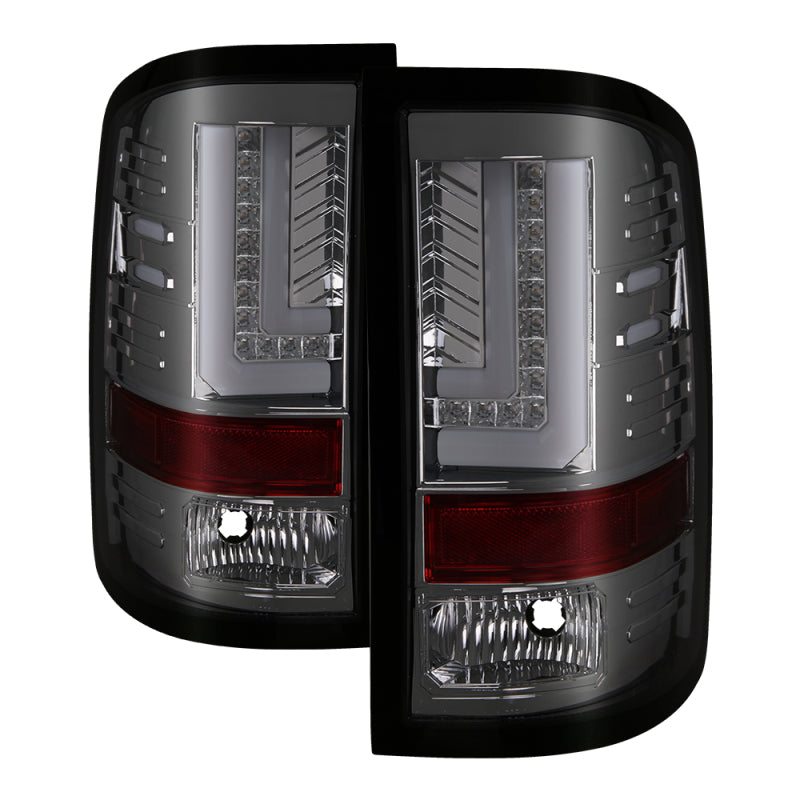 SPYDER GMC Sierra 2016-2017 Light Bar LED Tail Lights - Smoke ALT-YD-GS16-LED-SM 5083814