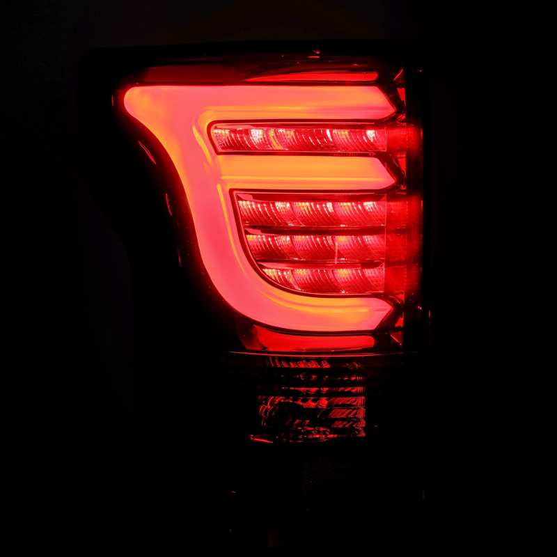 AlphaRex 15-17 Ford F-150 (Excl Models w/Blind Spot Sensor) PRO-Series LED Tail Lights Jet Black 652010 *Discontinued