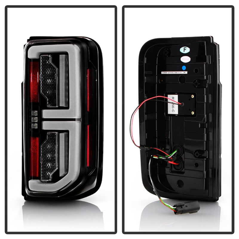 SPYDER 21-23 Ford Bronco Factory LED Model LED Tail Lights (ALT-YD-FB21-LED-BK) 5088758