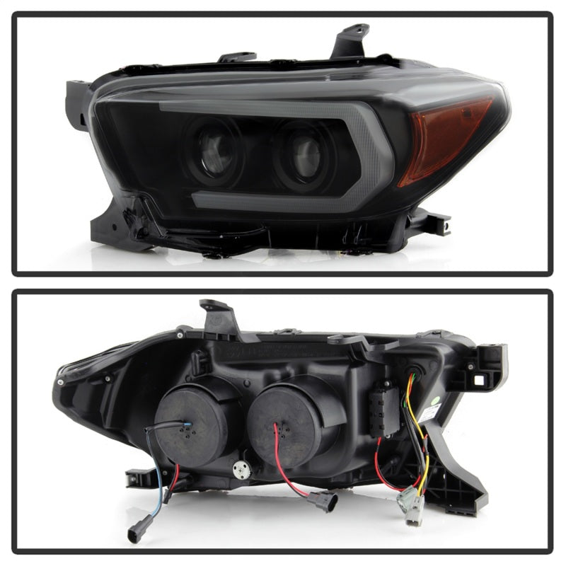 Spyder Toyota Tacoma 16-18 (TRD Model Only) Projector Headlights Black Smoke PRO-YD-TT16V1-SEQ-BSM 5087553
