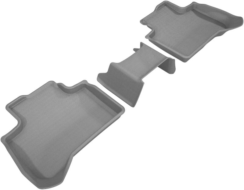 3D MAXpider 2018-2020 BMW X3 (G01)/X4 (G02) Kagu 2nd Row Floormats - Gray L1BM09221501