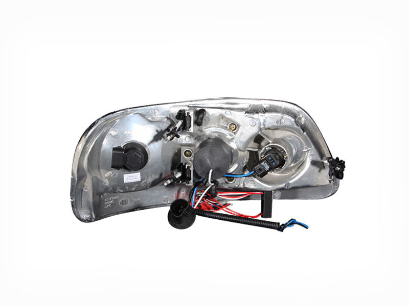 Anzo 1997.5-2003 Ford F-150 Projector Headlights w/ Halo and LED Chrome 1pc