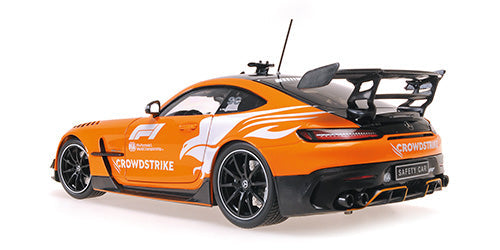 Minichamps Mercedes Benz AMG GT V8 Black Series Safety Car F1 Silverstone 2025 Orange 1:18