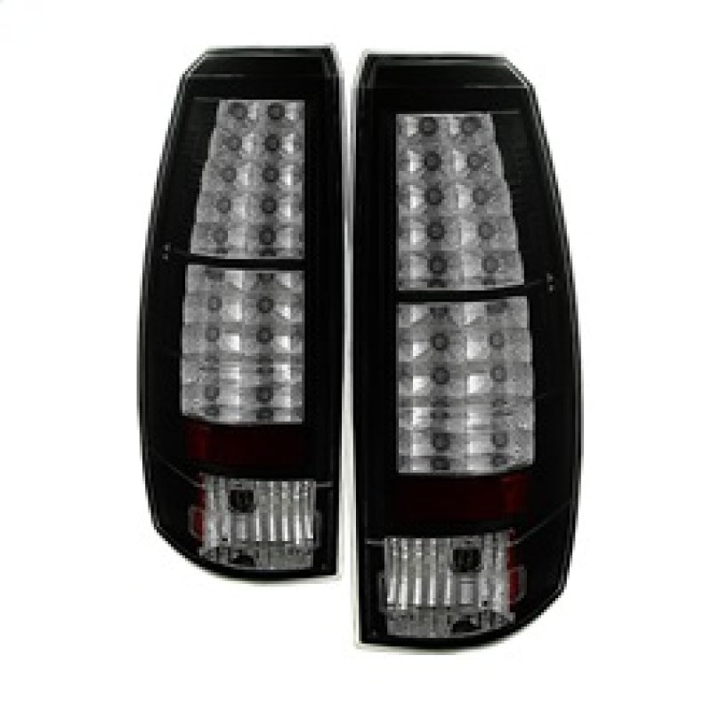 Spyder Chevy Avalanche 07-13 LED Tail Lights Black ALT-YD-CAV07-LED-BK 5032461