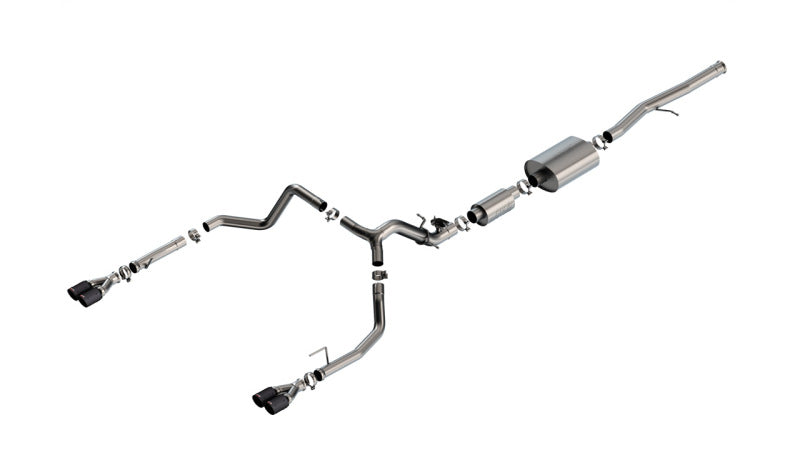 Borla 2024 Chevy Silverado 1500 6.2L V8 S-Type Catback Exhaust w/ Simulator - CF Black Anodized 140994CFBA