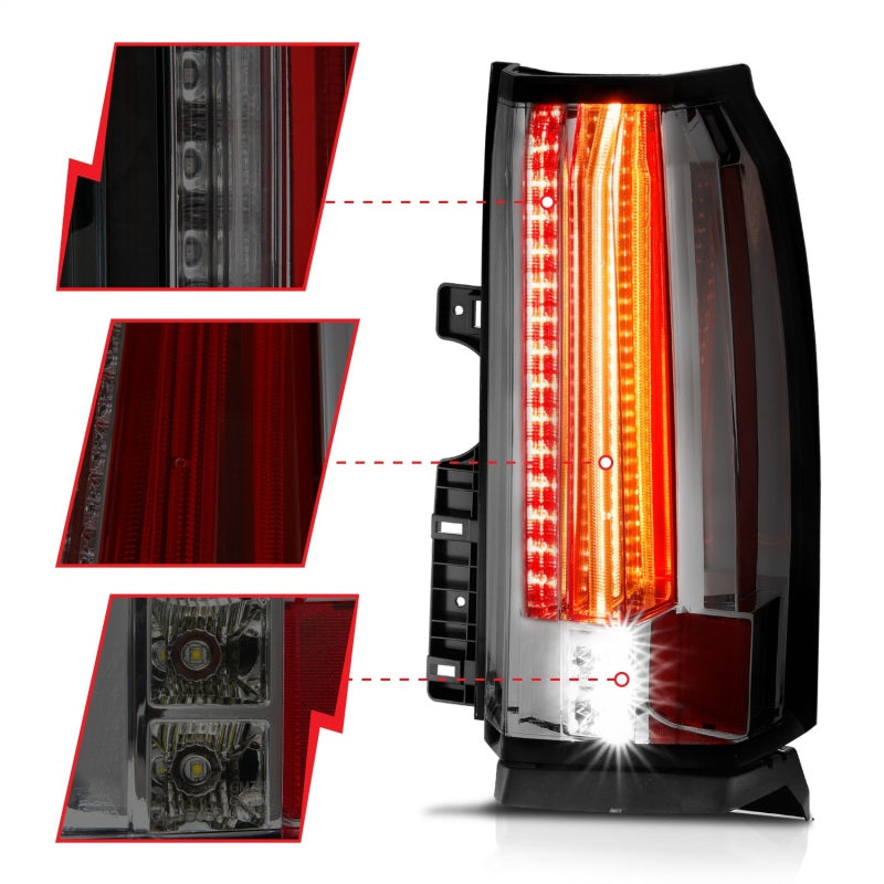 Anzo LED TL Tahoe /Sub Smoke 15-17