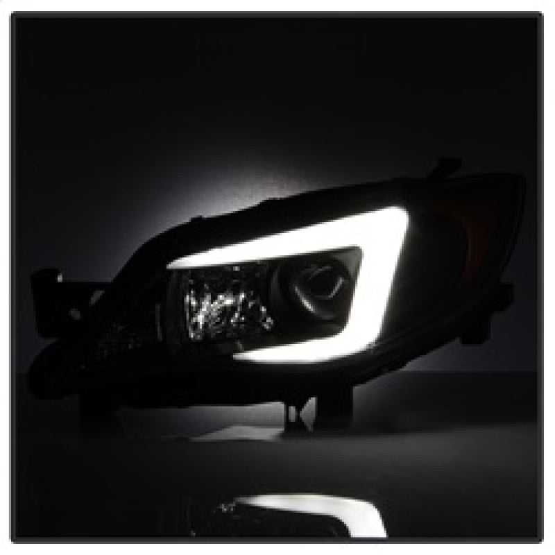 Spyder Subaru WRX 08-09 Projector Headlights - Halogen Model Only - Black PRO-YD-SWRX08-LBDRL-BK 5083944