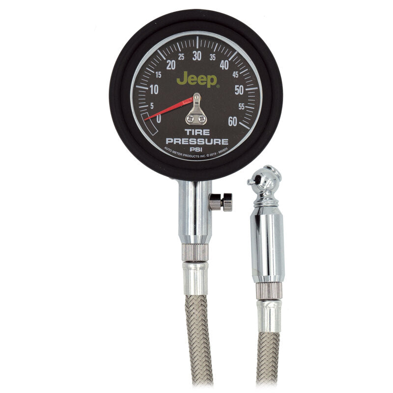 Autometer JEEP 0-60 PSI Analog Tire Pressure Gauge 880805