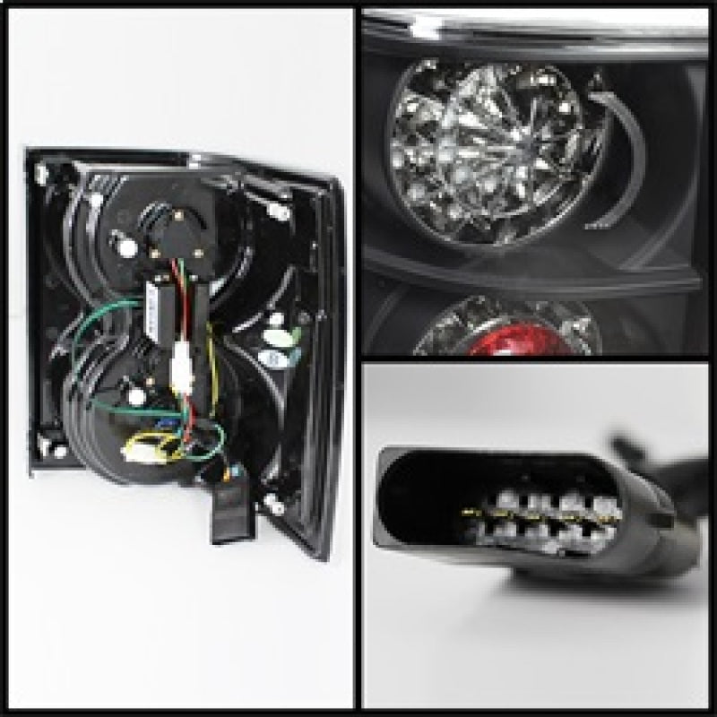 Spyder Land Rover Range Rover HSE 03-05 LED Tail Lights Black ALT-YD-LRRRH03-LED-BK 5070111