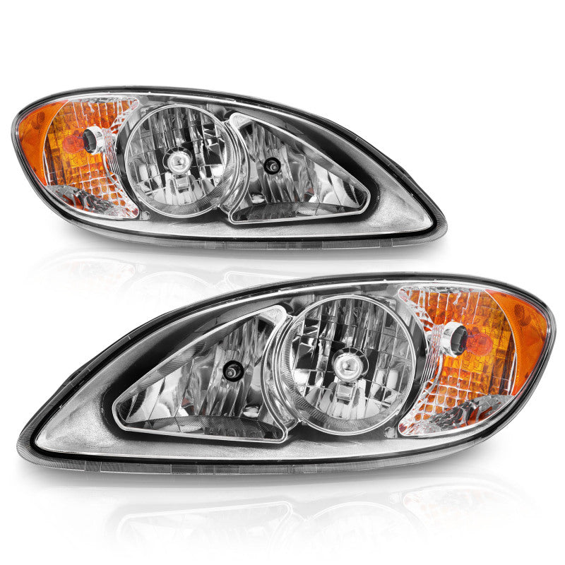 ANZO 2008-2016 International Prostar Crystal Headlights Chrome Housing 131033