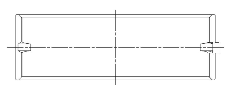 ACL Chevrolet V8 396/402/427/454 STD Size High Perf Main Bearing Set w/.001 Oil Clearance (Narrowed) 5M829HXN-STD