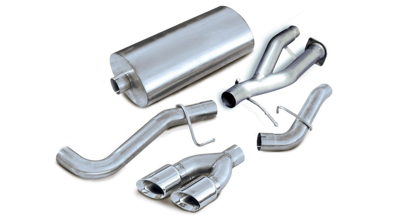 Corsa Performance 02-06 Cadillac Escalade 6.0L V8 Polished Sport Cat-Back Exhaust