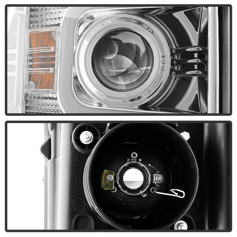 Spyder Chevy Silverado 2014-16 2500 HD Projector Headlights Light Bar DRL Chrm PRO-YD-CSHD14-LBDRL-C 5081049