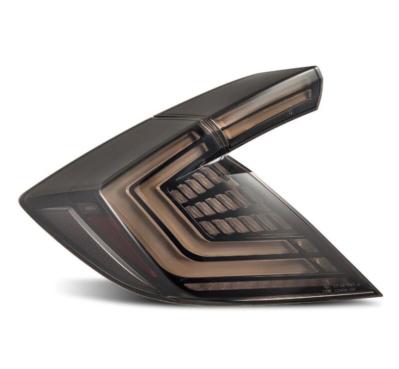 AlphaRex 16-21 Honda Civic Hatchback / Type-R FK8 Nova-Series LED Tail Lights - Black Smoke 676010 *Discontinued