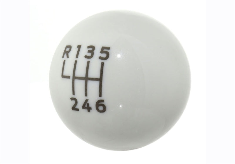 Ford Racing 15-19 Ford Mustang EcoBoost / GT w/ 6-Speed Manual Transmission Bullitt White Shift Knob M-7213-M8B