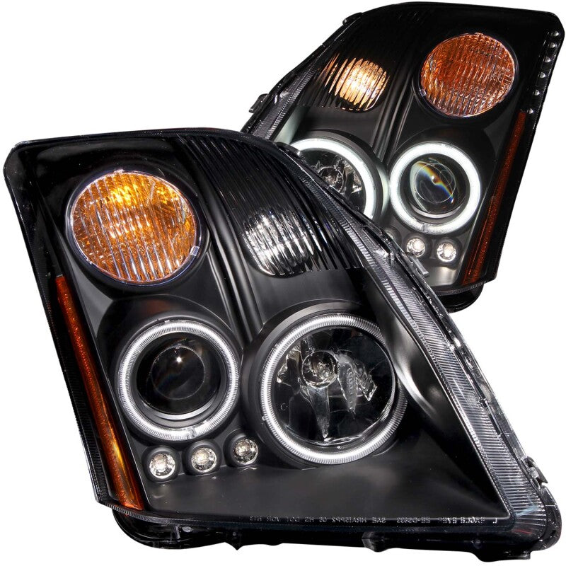 Anzo 2007-2012 Nissan Sentra Projector Headlights Black