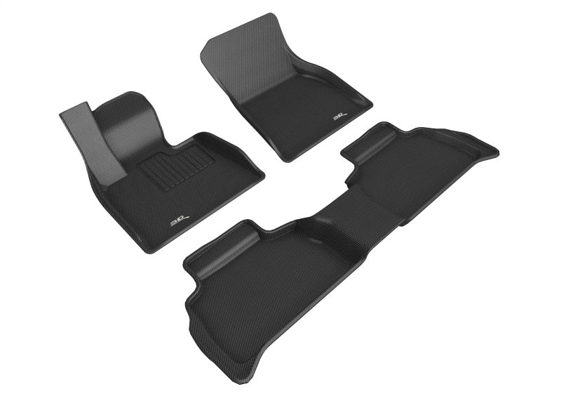 3D MAXpider 20-24 BMW X6 (G06) Kagu Floor Mat- Black R1 R2 L1BM11301509