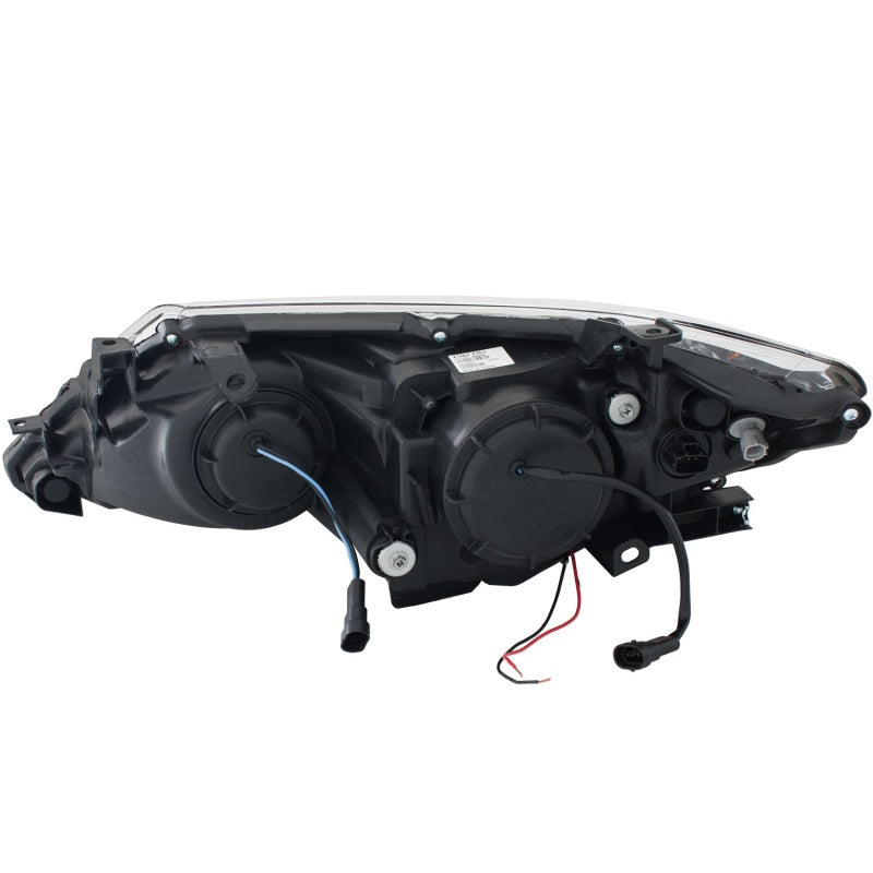 Anzo 2012-2013 Toyota Camry Projector Headlights w/ Halo Black