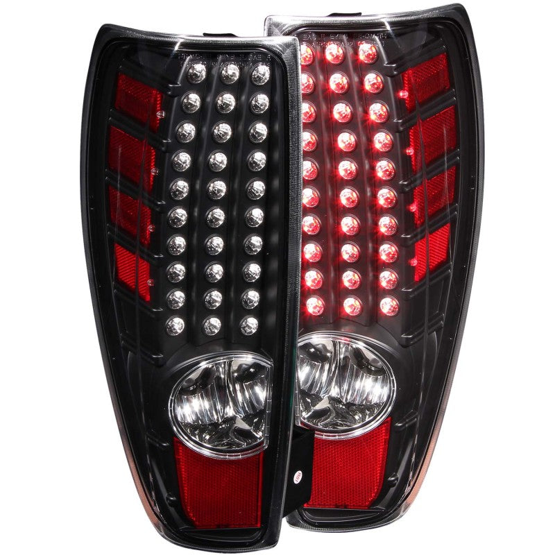 Anzo 2004-2012 Chevrolet Colorado LED Tail lights Black