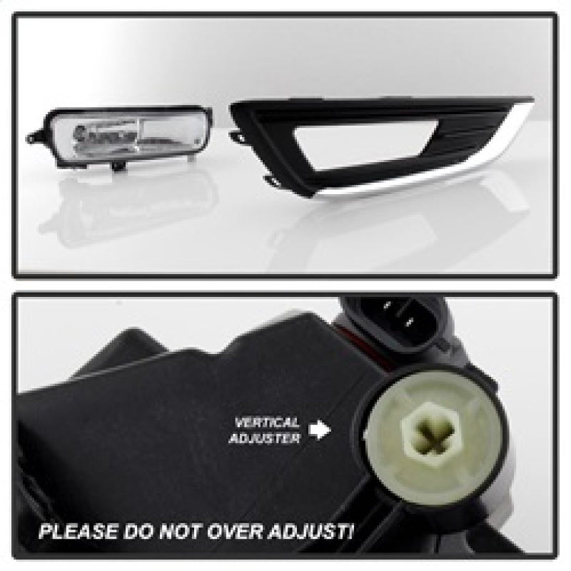 Spyder Ford Focus 2015-2016 OEM Fog Lights W/Switch - Clear FL-FF2015-C 5083012