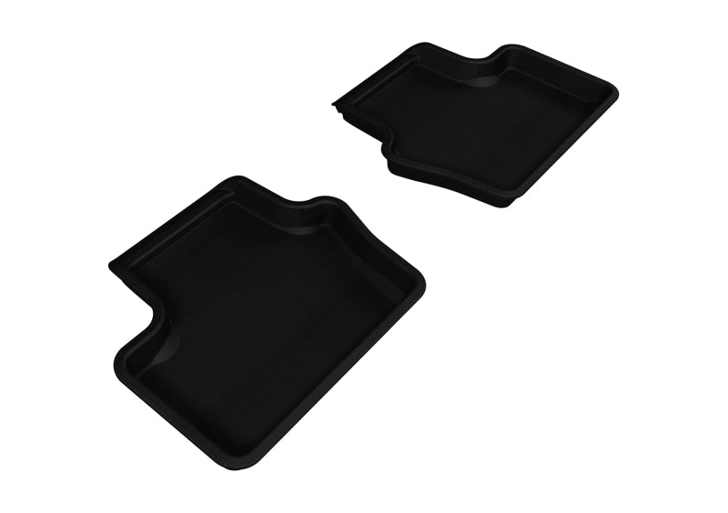 3D MAXpider 2007-2017 Jeep Compass/Patriot Kagu 2nd Row Floormats - Black L1JP00821509
