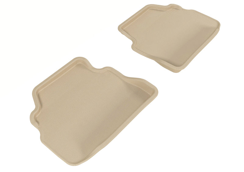 3D MAXpider 2007-2013 BMW 3 Series E92 Kagu 2nd Row Floormats - Tan L1BM02521502