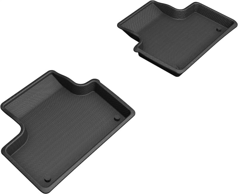 3D MAXpider 18-21 Volvo XC60 T8 Twin Engine Kagu 2nd Row Floormats - Black L1VV02721509