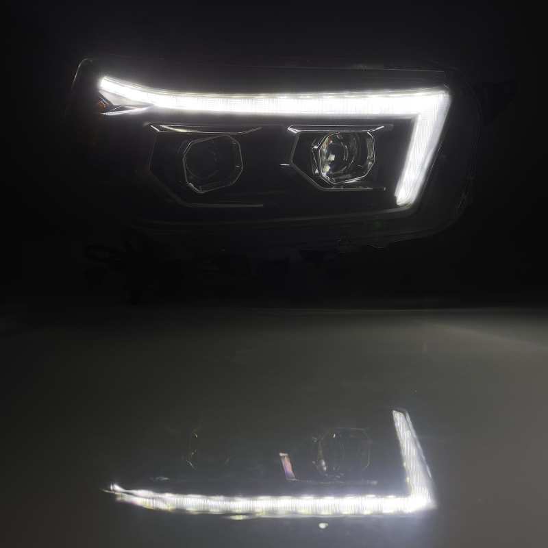AlphaRex 10-13 Toyota 4Runner PRO-Series Projector Headlights Plank Style Black w/Seq Signal/DRL 880755 *Discontinued