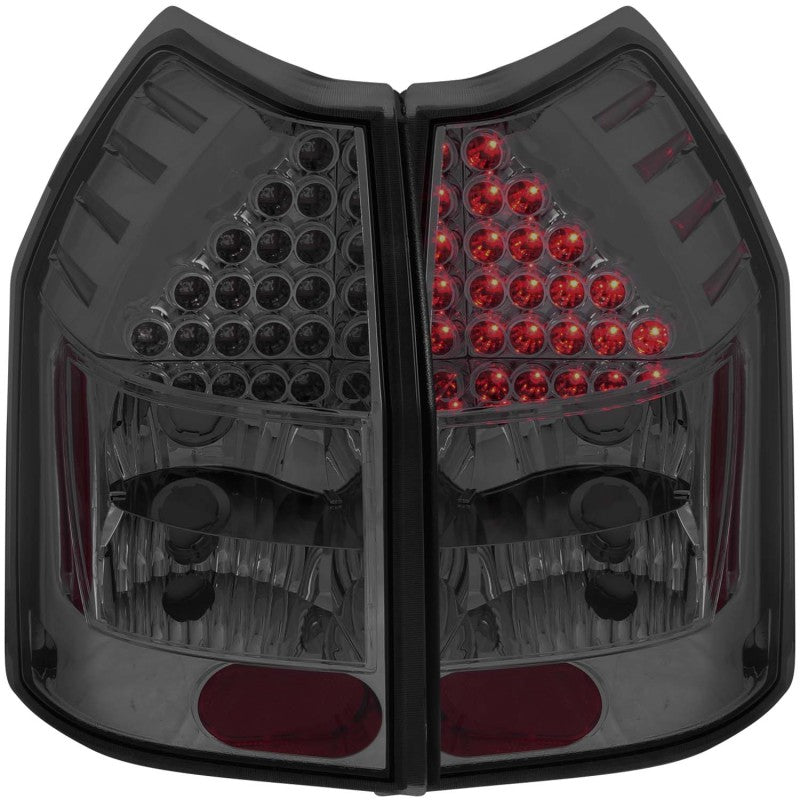 Anzo 2005-2008 Dodge Magnum LED Tail lights Smoke