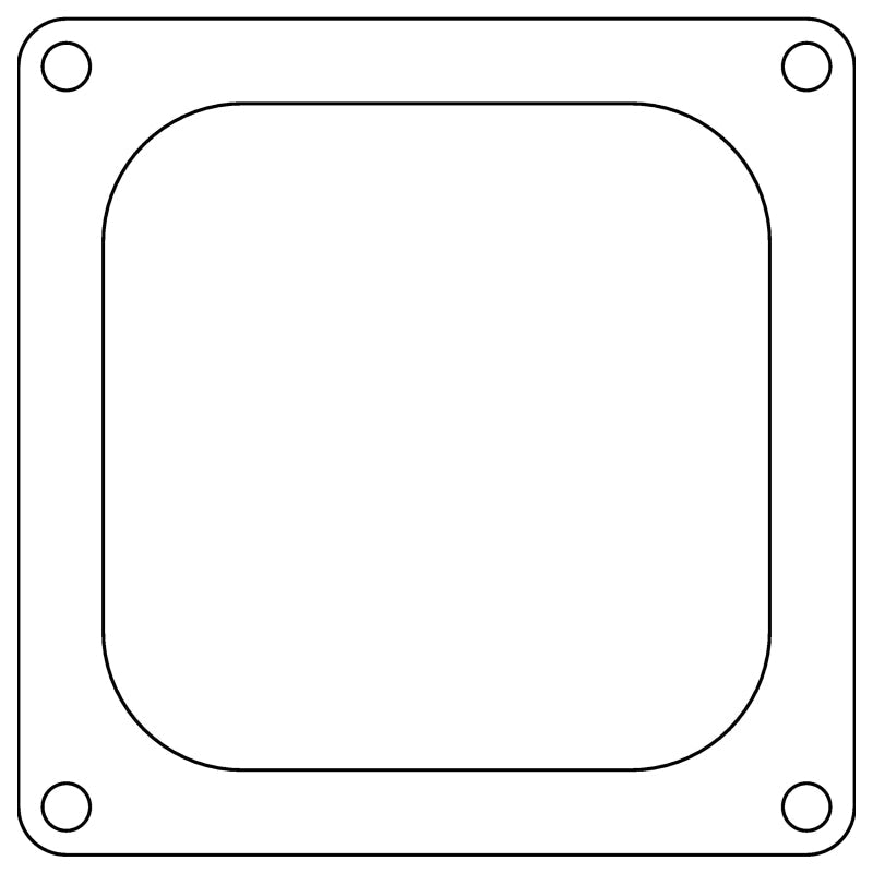Cometic Gasket Cometic Holley 4500 Dominator .060in Fiber Carburetor Gasket - 4.775in x 4.775in - Open Plenum C15238FC