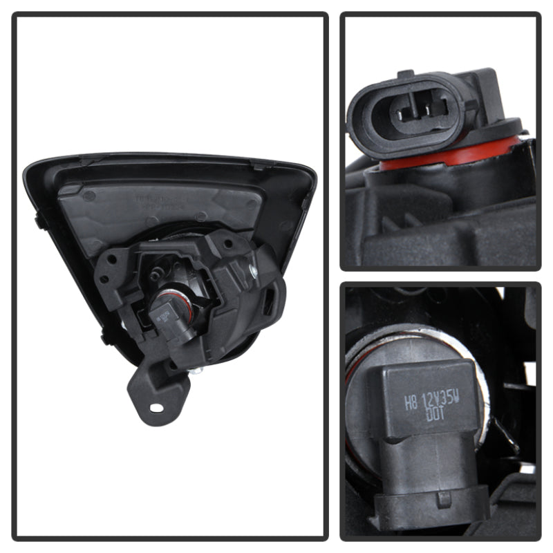 Spyder Mazda CX-5 2012-2015 OEM Fog Light W/Universal Switch- Clear FL-MCX52012-C 5080264