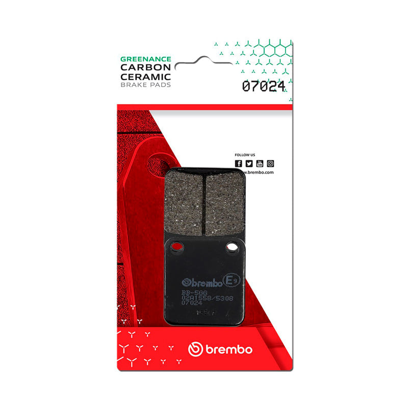 Brembo OE Honda Mbx/Peugeot Vivacity/Sachs Madass Carbon Ceramic Brake Pad - Front 07024