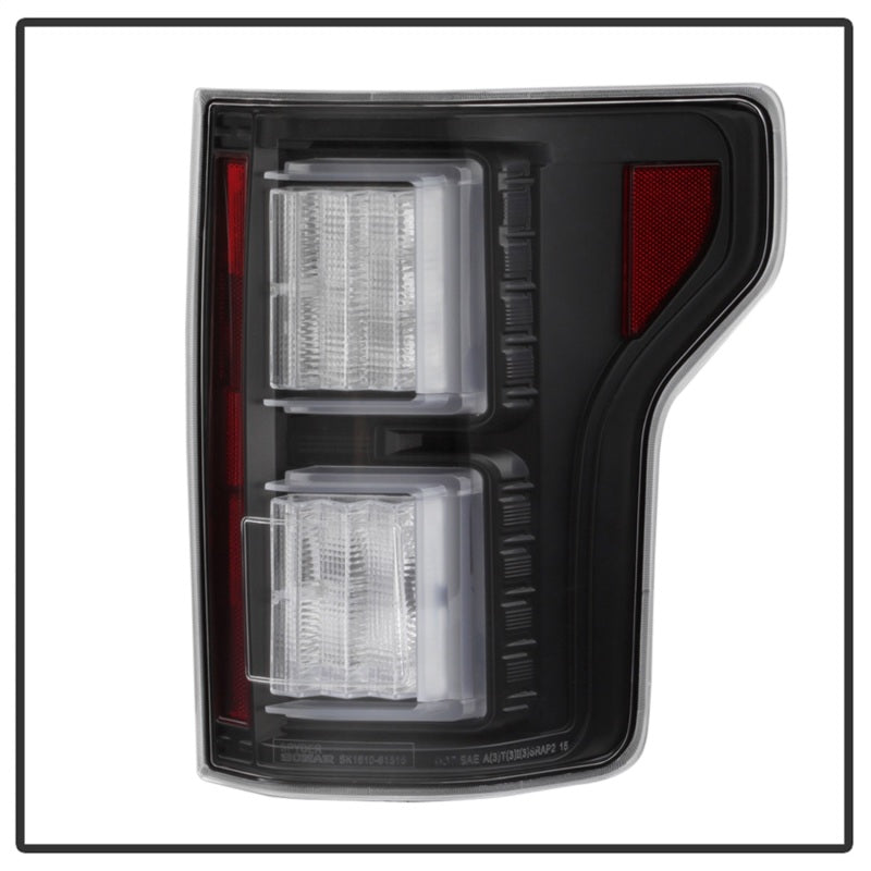 Spyder 18-19 Ford F-150 (w/Blind Spot Sensor) LED Tail Lights - Black (ALT-YD-FF15018-LED-BK) 5085689