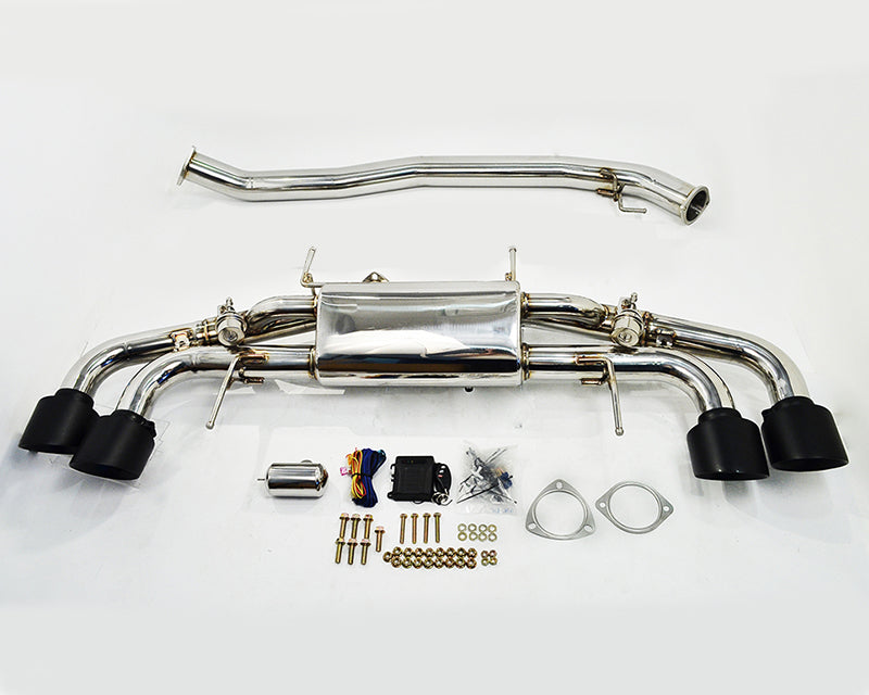 Agency Power AP 09+ Nissan R35 GT-R Electronic Vavle Controlled Exhaust Muffler - Matte Black Tips AP-GTR-170MB