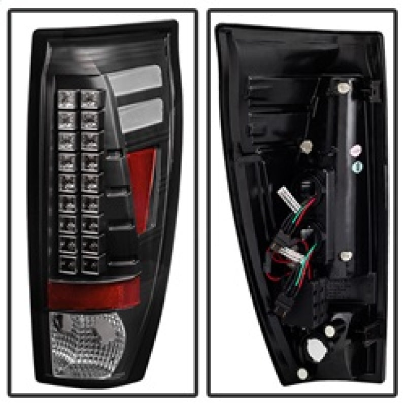 Spyder Chevy Avalanche 02-06 LED Tail Lights Black ALT-YD-CAV02-LED-BK 5001061