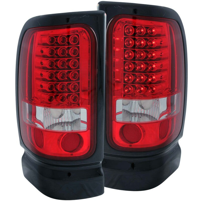 Anzo 1994-2001 Dodge Ram LED Taillights Red/Clear