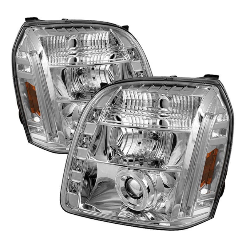 Spyder GMC Yukon 07-14/GMC Yukon XL 07-14 Projector Headlights LED Halo LED Chrome PRO-YD-GY07-HL-C 5029324