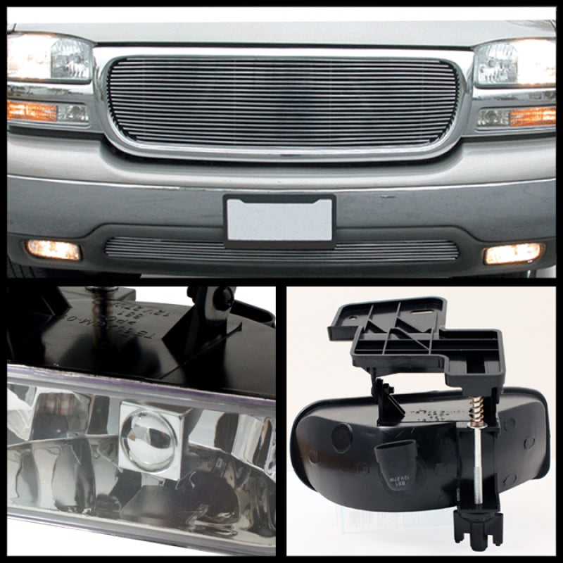 Spyder GMC Sierra 1500/2500 99-02/Sierra 1500HD/2500HD OEM Fog Lights wo/switch Clear FL-CL-GMCY99-C 5025487