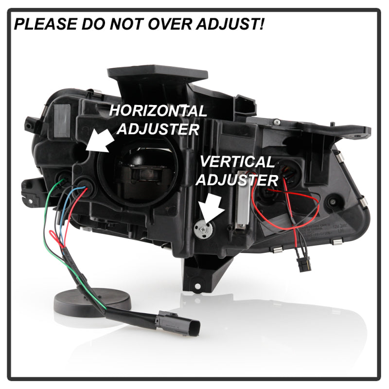 Spyder Chevy Camaro 16-18 HID Model Full LED Headlights Black PRO-YD-CCAM16HIDAP-SEQ-BK 5087355